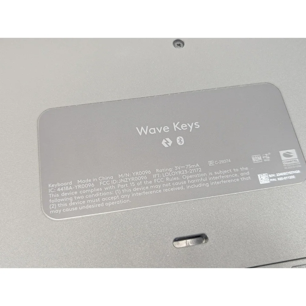 Logitech wave keys